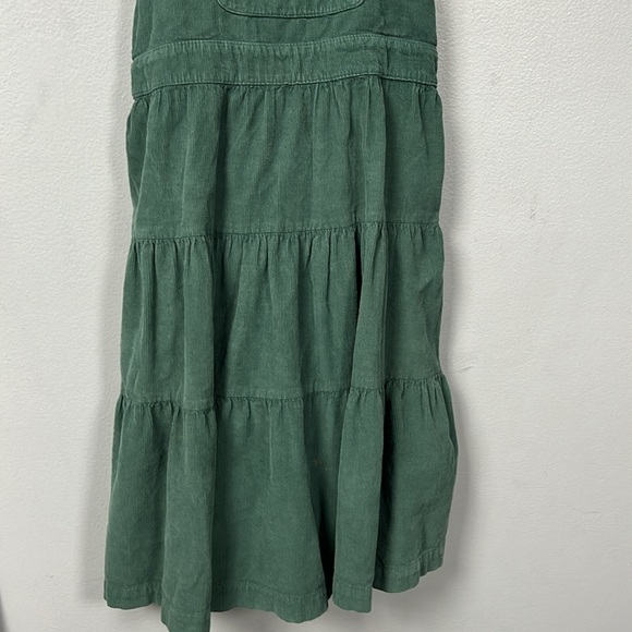 ZARA Kids Girls Evergreen Flounced Corduroy Pinafore Overalls Dress size 13-14 - Picture 6 of 10